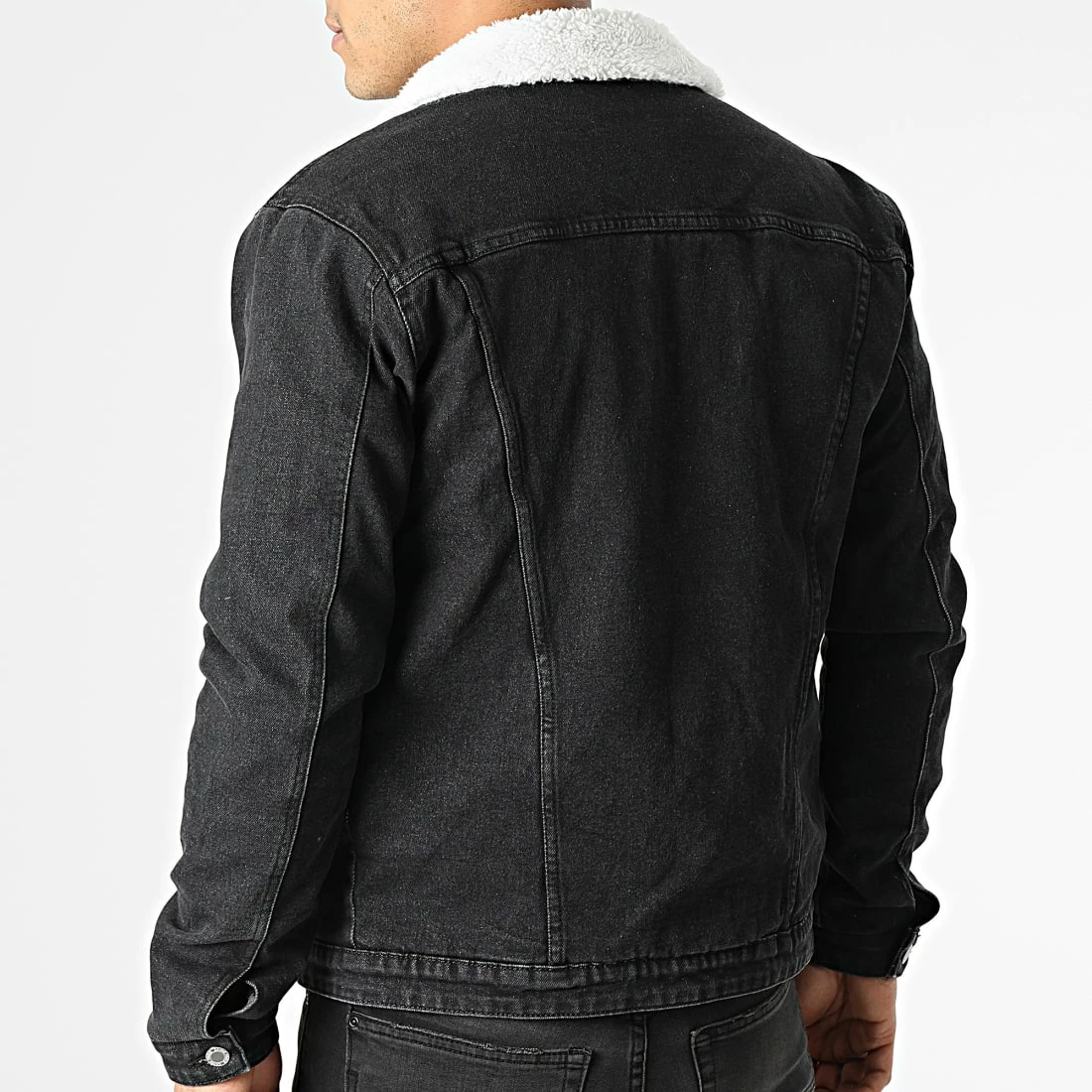 Coupon đ„ Veste Jean A Col Mouton ZVS-008 Noir de Zayne Paris â€ïž 4 Coupon đ„ Veste Jean A Col Mouton ZVS-008 Noir de Zayne Paris â€ïž â Image 4
