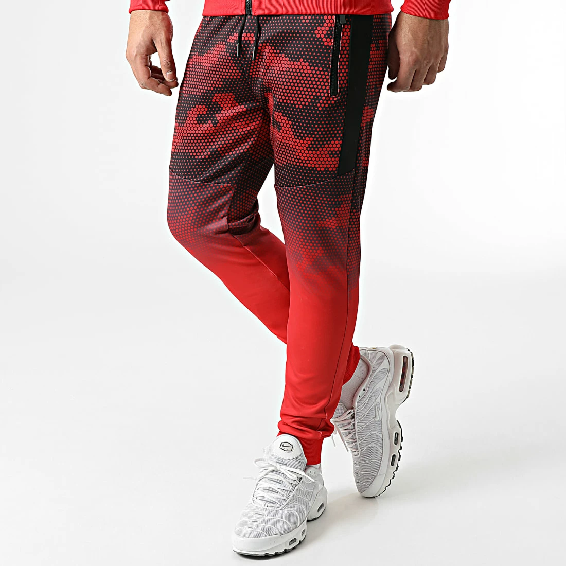 Meilleur prix 🧨 Ensemble De Survetement E307 Rouge Noir de Zayne Paris 😀 4 Meilleur prix 🧨 Ensemble De Survetement E307 Rouge Noir de Zayne Paris 😀 – Image 4