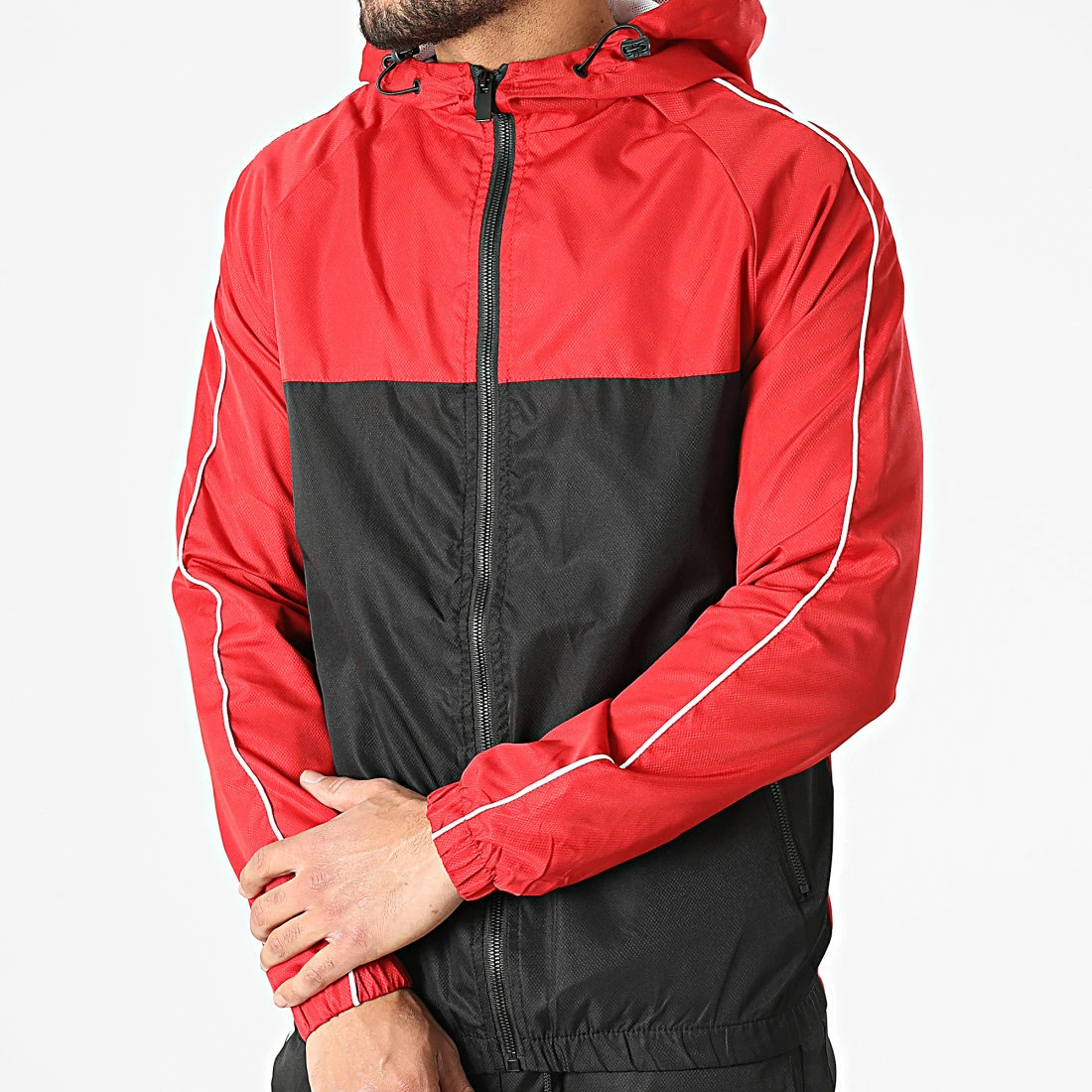 Sortie 🤩 Ensemble De Survêtement TX-746 Noir Rouge de Zayne Paris 😀 2 Sortie 🤩 Ensemble De Survêtement TX-746 Noir Rouge de Zayne Paris 😀 – Image 2