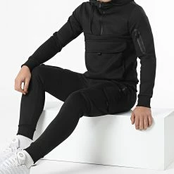 Nouveau ✨ Ensemble De Survetement TX-757 Noir de Zayne Paris 🧨