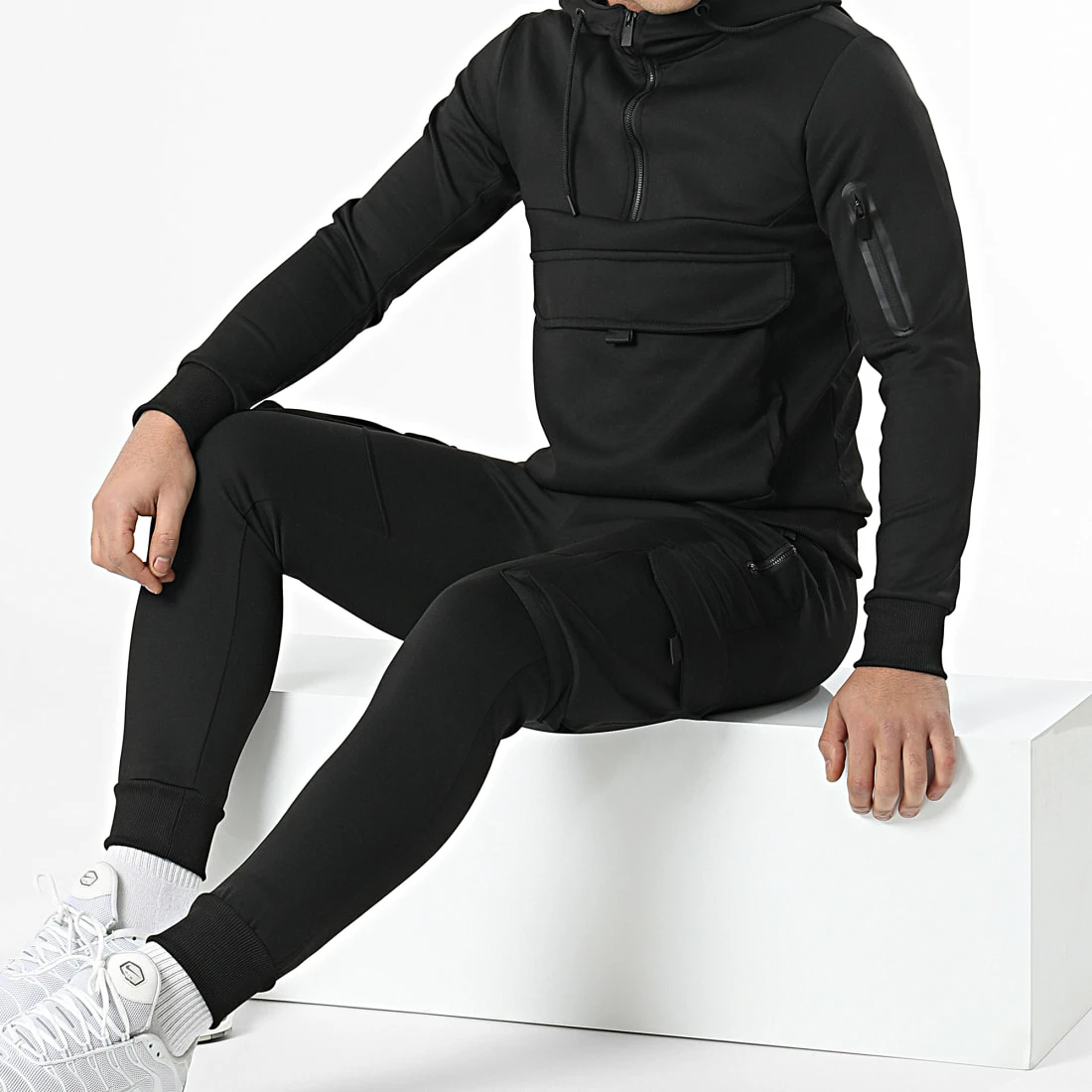 Nouveau ✨ Ensemble De Survetement TX-757 Noir de Zayne Paris 🧨 1 Nouveau ✨ Ensemble De Survetement TX-757 Noir de Zayne Paris 🧨