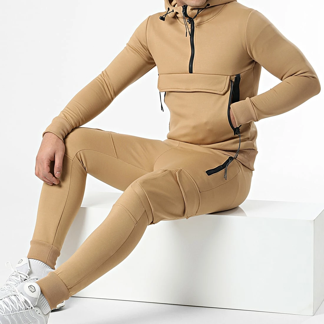 Meilleure affaire ❤️ Ensemble De Survetement TX-754 Camel de Zayne Paris ✨ 1 Meilleure affaire ❤️ Ensemble De Survetement TX-754 Camel de Zayne Paris ✨