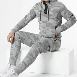 Meilleur prix 🤩 Ensemble De Survetement Camouflage TX-752 Gris Chiné de Zayne Paris 🌟