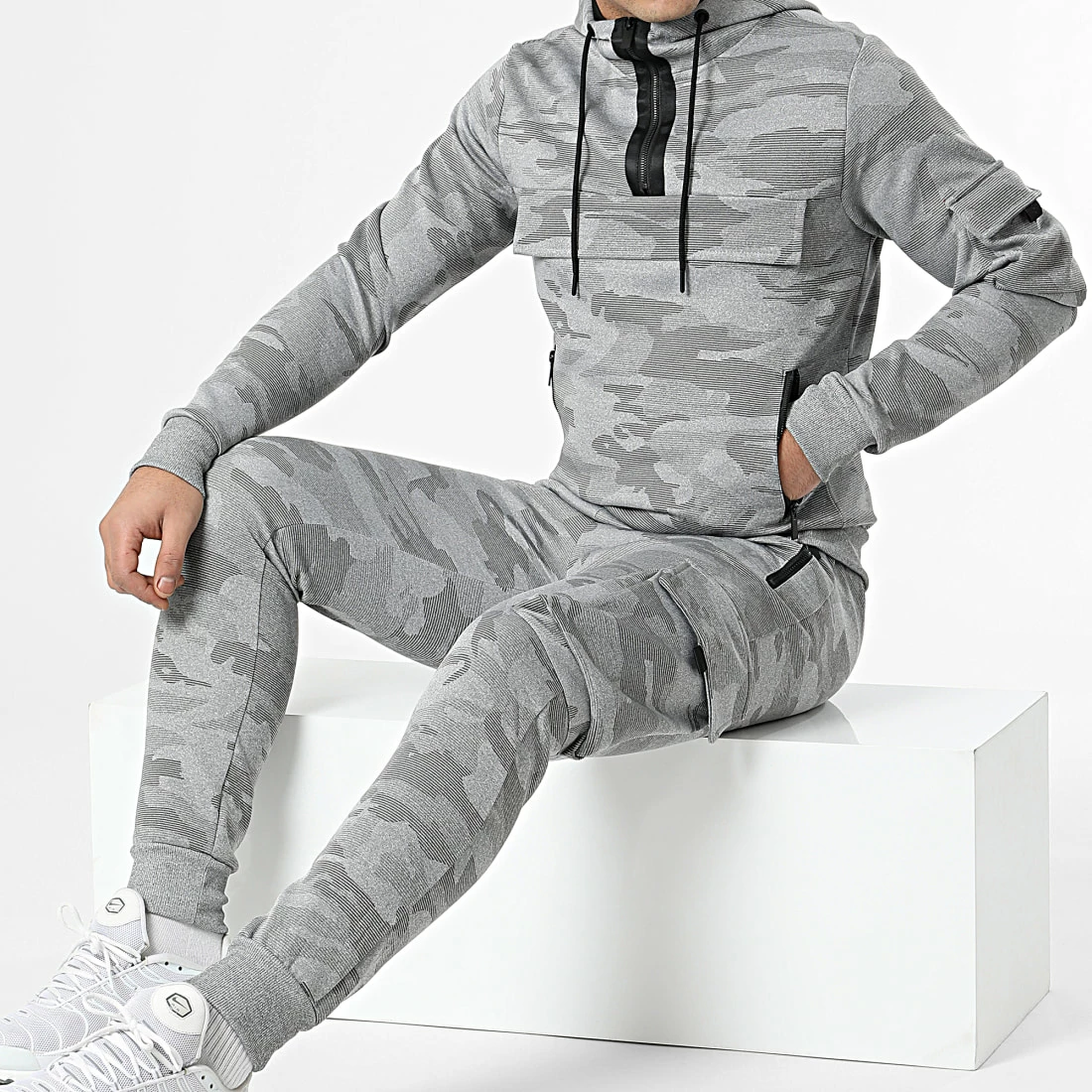 Meilleur prix 🤩 Ensemble De Survetement Camouflage TX-752 Gris Chiné de Zayne Paris 🌟 1 Meilleur prix 🤩 Ensemble De Survetement Camouflage TX-752 Gris Chiné de Zayne Paris 🌟