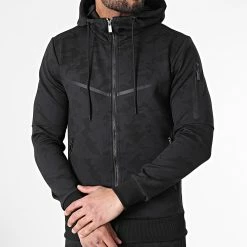 Grosses soldes 🛒 Ensemble De Survetement Camouflage TX-758 Noir de Zayne Paris ✨ -Zayne Paris Soldes zayne paris 304003 TX 758 1 20220222T162224 03