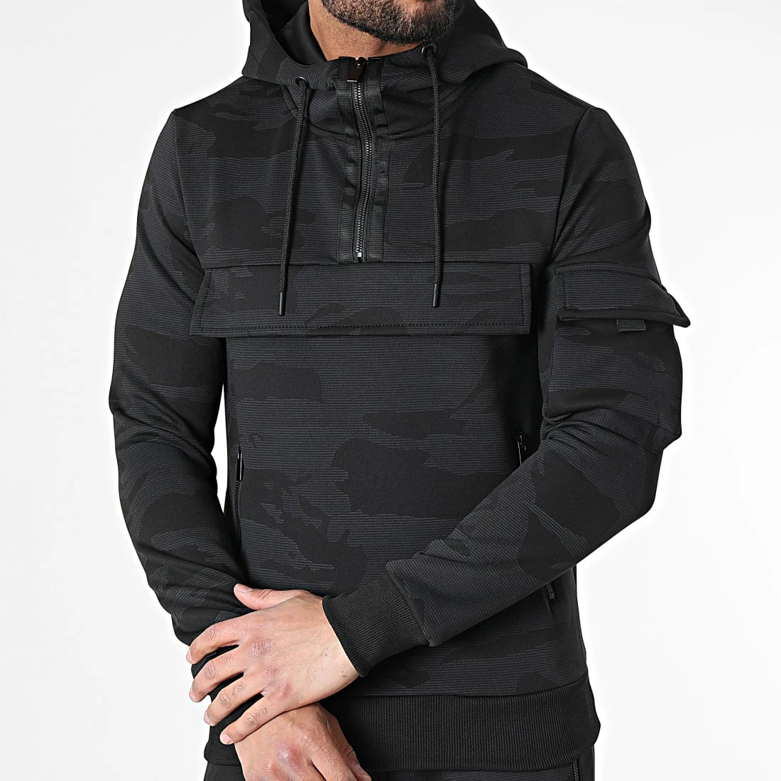 Meilleur prix 🧨 Ensemble De Survetement Camouflage TX-752 Noir de Zayne Paris 🥰 3 Meilleur prix 🧨 Ensemble De Survetement Camouflage TX-752 Noir de Zayne Paris 🥰 – Image 3