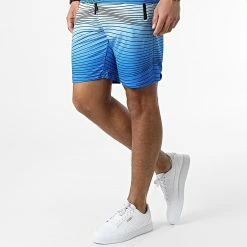 Tout neuf ⭐ Ensemble De Survetement A Rayures E211 Blanc Bleu de Zayne Paris 🧨 -Zayne Paris Soldes zayne paris 306027 E211 1 20220225T124700 05