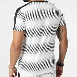 Nouveau 😀 Ensemble De Survetement A Rayures E234 Blanc de Zayne Paris ✨ -Zayne Paris Soldes zayne paris 306032 E234 1 20220225T124756 04