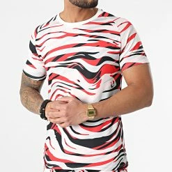 Le moins cher 😀 Ensemble De Survetement E204 Blanc Gris Rouge de Zayne Paris 🥰 -Zayne Paris Soldes zayne paris 306041 E204 1 20220225T124713 03