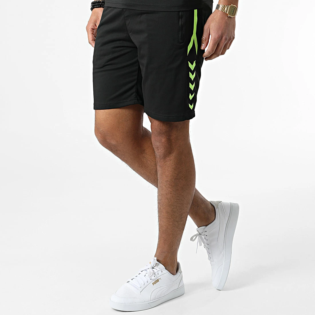 Remise 🛒 Ensemble De Survetement E195 Noir Vert Clair de Zayne Paris 🥰 4 Remise 🛒 Ensemble De Survetement E195 Noir Vert Clair de Zayne Paris 🥰 – Image 4