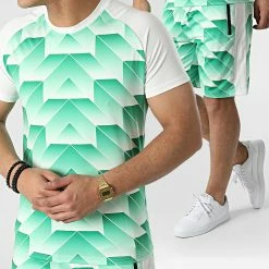 Coupon 🔥 Ensemble De Survetement E210 Vert de Zayne Paris ❤️