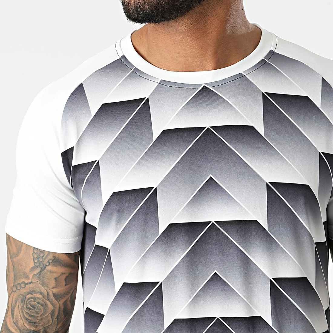 Budget 🛒 Ensemble De Survetement E210 Gris Blanc de Zayne Paris 🧨 3 Budget 🛒 Ensemble De Survetement E210 Gris Blanc de Zayne Paris 🧨 – Image 3