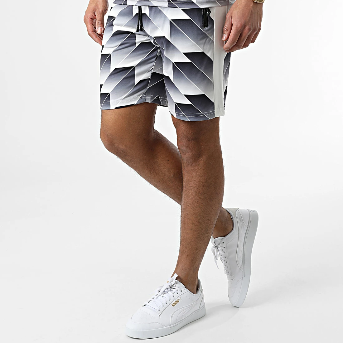 Budget 🛒 Ensemble De Survetement E210 Gris Blanc de Zayne Paris 🧨 5 Budget 🛒 Ensemble De Survetement E210 Gris Blanc de Zayne Paris 🧨 – Image 5