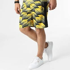 Nouveau 😀 Ensemble De Survetement E210 Jaune Noir de Zayne Paris 💯 -Zayne Paris Soldes zayne paris 306059 E210 4 20220304T144145 05