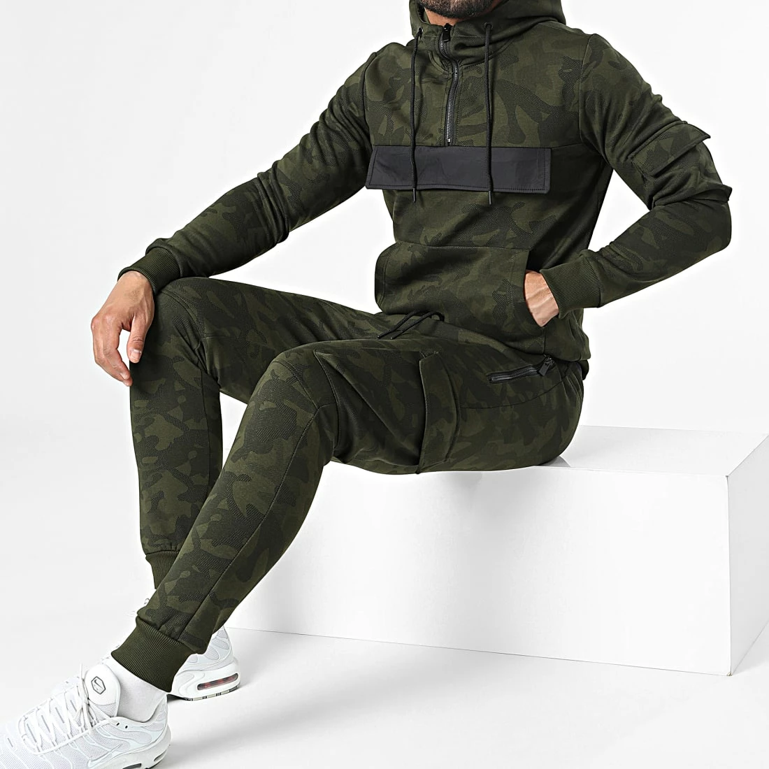 Meilleure vente 🔥 Ensemble De Survetement Camouflage TX-750 Vert Kaki de Zayne Paris ❤️ 1 Meilleure vente 🔥 Ensemble De Survetement Camouflage TX-750 Vert Kaki de Zayne Paris ❤️