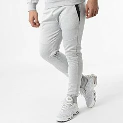 Sortie ⌛ Ensemble De Survetement E303 Gris Chiné de Zayne Paris 💯 -Zayne Paris Soldes zayne paris 310027 E303 2 20220329T151320 04