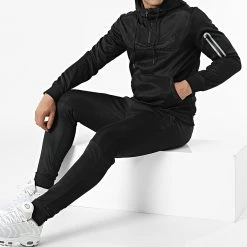 Meilleure affaire 🌟 Ensemble De Survetement E303 Noir de Zayne Paris 👍