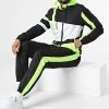 Promo ⌛ Ensemble De Survetement A Bandes TX-724 Blanc Noir Jaune Fluo de Zayne Paris 🤩