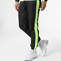 Promo ⌛ Ensemble De Survetement A Bandes TX-724 Blanc Noir Jaune Fluo de Zayne Paris 🤩 -Zayne Paris Soldes zayne paris 310038 TX 724 5 20220324T161819 04