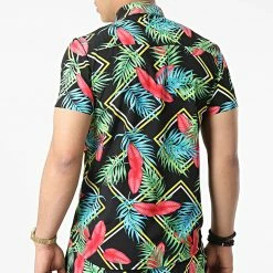 Meilleur prix 🥰 Ensemble Chemise A Manches Courtes Et Short Jogging KD736 Noir Floral de Zayne Paris ⌛ -Zayne Paris Soldes zayne paris 310896 KD736 1 20220329T151126 05