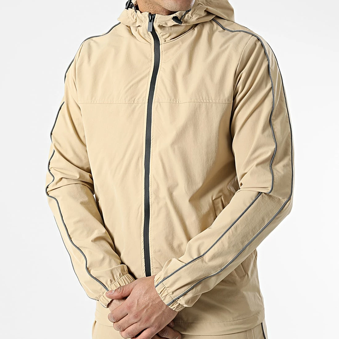 Coupon 😍 Ensemble De Survetement TX-734 Beige de Zayne Paris 💯 3 Coupon 😍 Ensemble De Survetement TX-734 Beige de Zayne Paris 💯 – Image 3