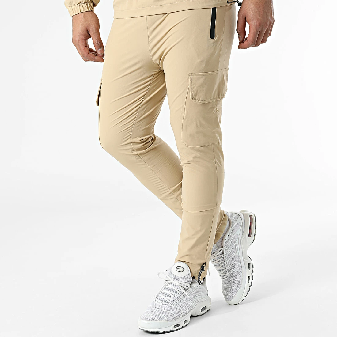 Remise ⭐ Ensemble De Survetement TX-731 Beige de Zayne Paris 🔥 4 Remise ⭐ Ensemble De Survetement TX-731 Beige de Zayne Paris 🔥 – Image 4