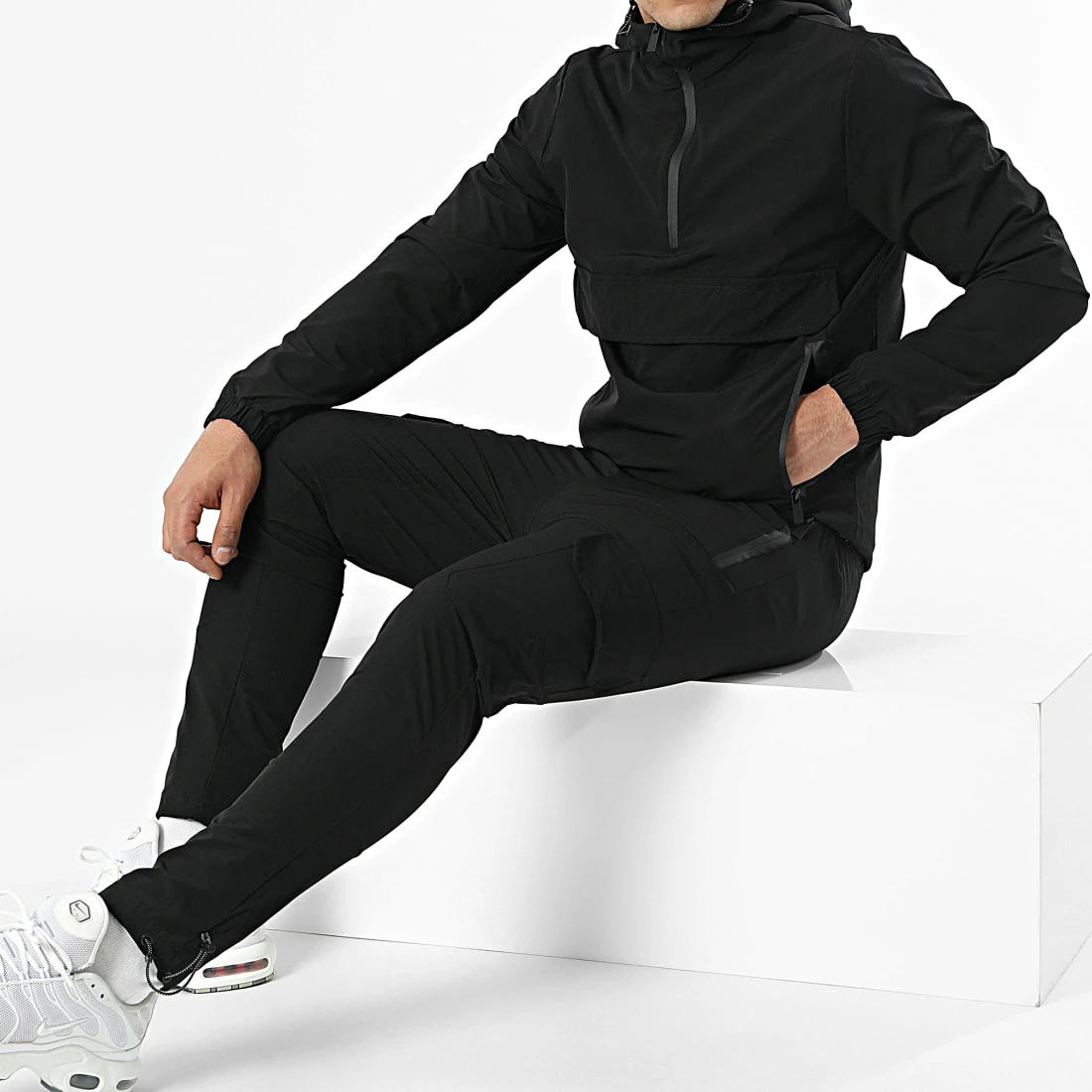 De gros ⭐ Ensemble De Survetement TX-731 Noir de Zayne Paris 🌟 1 De gros ⭐ Ensemble De Survetement TX-731 Noir de Zayne Paris 🌟