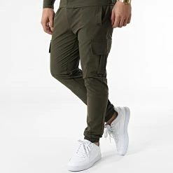Nouveau ⭐ Ensemble Veste Et Pantalon Jogging TX-730 Vert Kaki de Zayne Paris 👏 -Zayne Paris Soldes zayne paris 311317 TX 730 3 20220329T155350 04