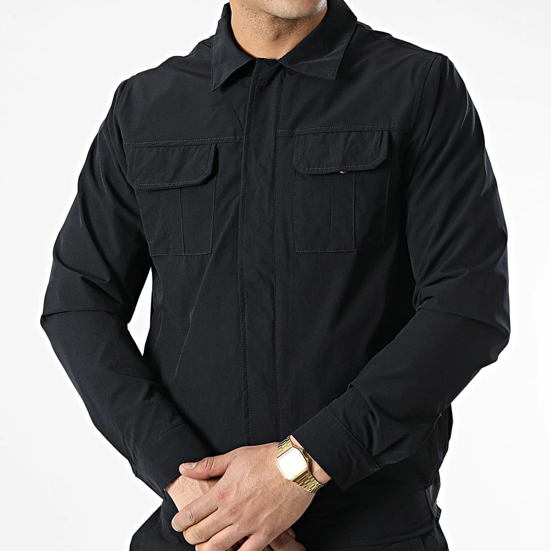 Sortie 🔔 Ensemble Veste Et Pantalon Jogging TX-730 Bleu Marine de Zayne Paris 🔔 3 Sortie 🔔 Ensemble Veste Et Pantalon Jogging TX-730 Bleu Marine de Zayne Paris 🔔 – Image 3