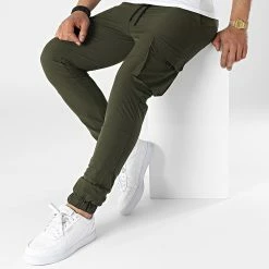 Promo 🥰 Jogger Pant ZAY-021 Vert Kaki de Zayne Paris ✔️ -Zayne Paris Soldes zayne paris 316164 ZAY 021 4 20220425T154806 03