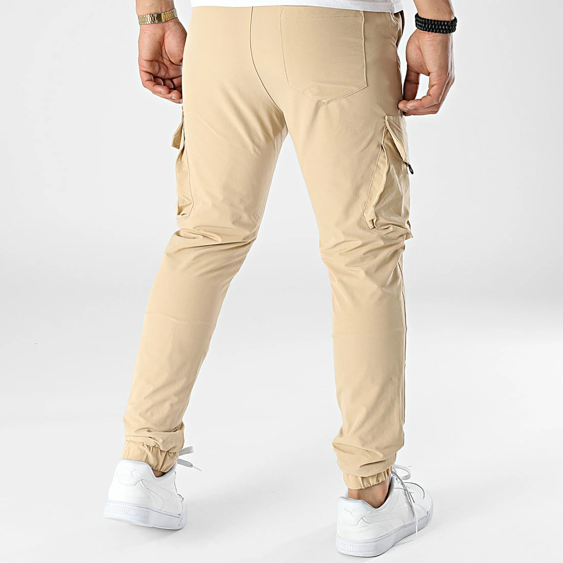 Remise 😍 Jogger Pant ZAY-021 Beige de Zayne Paris ✨ 4 Remise 😍 Jogger Pant ZAY-021 Beige de Zayne Paris ✨ – Image 4