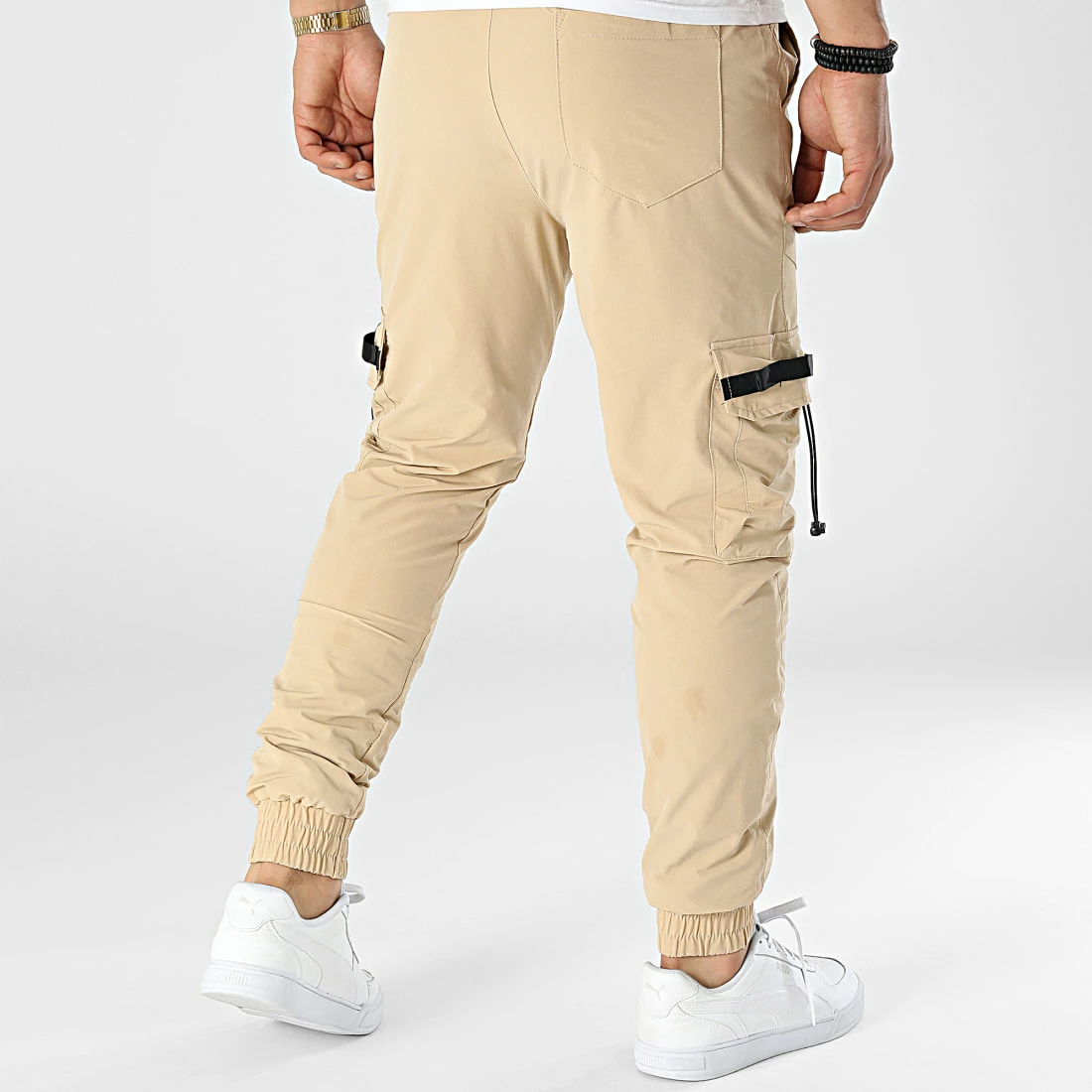 Vente flash 🥰 Jogger Pant ZAY-026 Beige de Zayne Paris ⭐ 4 Vente flash 🥰 Jogger Pant ZAY-026 Beige de Zayne Paris ⭐ – Image 4