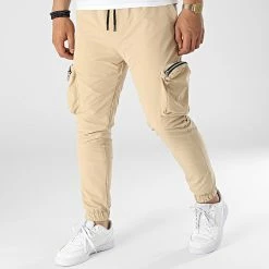 Grosses soldes 🎁 Jogger Pant ZAY-025 Beige de Zayne Paris 💯