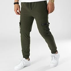 Remise 🎉 Jogger Pant ZAY-026 Vert Kaki de Zayne Paris 👏