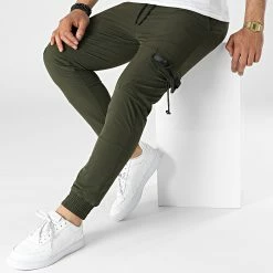 Remise 🎉 Jogger Pant ZAY-026 Vert Kaki de Zayne Paris 👏 -Zayne Paris Soldes zayne paris 316281 ZAY 026 4 20220422T141045 03