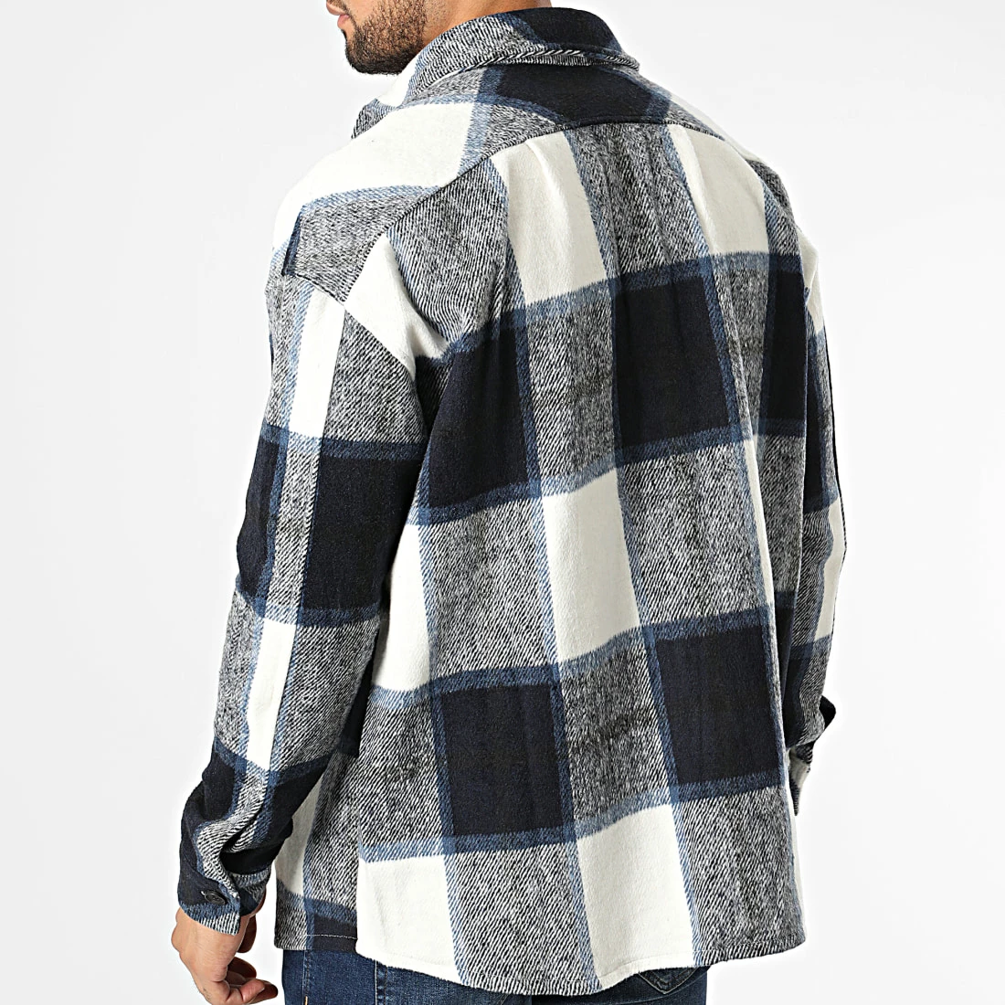 Les meilleures critiques de 😉 Surchemise A Carreaux KD642 Blanc Bleu Marine de Zayne Paris ⌛ 4 Les meilleures critiques de 😉 Surchemise A Carreaux KD642 Blanc Bleu Marine de Zayne Paris ⌛ – Image 4