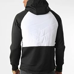 Le moins cher 🤩 Veste Zippée Capuche E310 Blanc Noir de Zayne Paris 🔔 -Zayne Paris Soldes zayne paris 331638 E310 20220810T155312 04