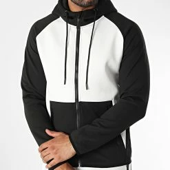 Sortie 🤩 Ensemble Veste Zippée Capuche Et Pantalon Jogging E-318 Noir Blanc de Zayne Paris 🧨 6 Sortie 🤩 Ensemble Veste Zippée Capuche Et Pantalon Jogging E-318 Noir Blanc de Zayne Paris 🧨 -Zayne Paris Soldes zayne paris 336142 E 318 1 20220915T150555 03