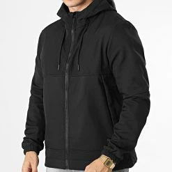 Vente flash ⭐ Veste Zippée Capuche E340 Noir de Zayne Paris 😍 -Zayne Paris Soldes zayne paris 336150 E340 1 20220912T154421 03