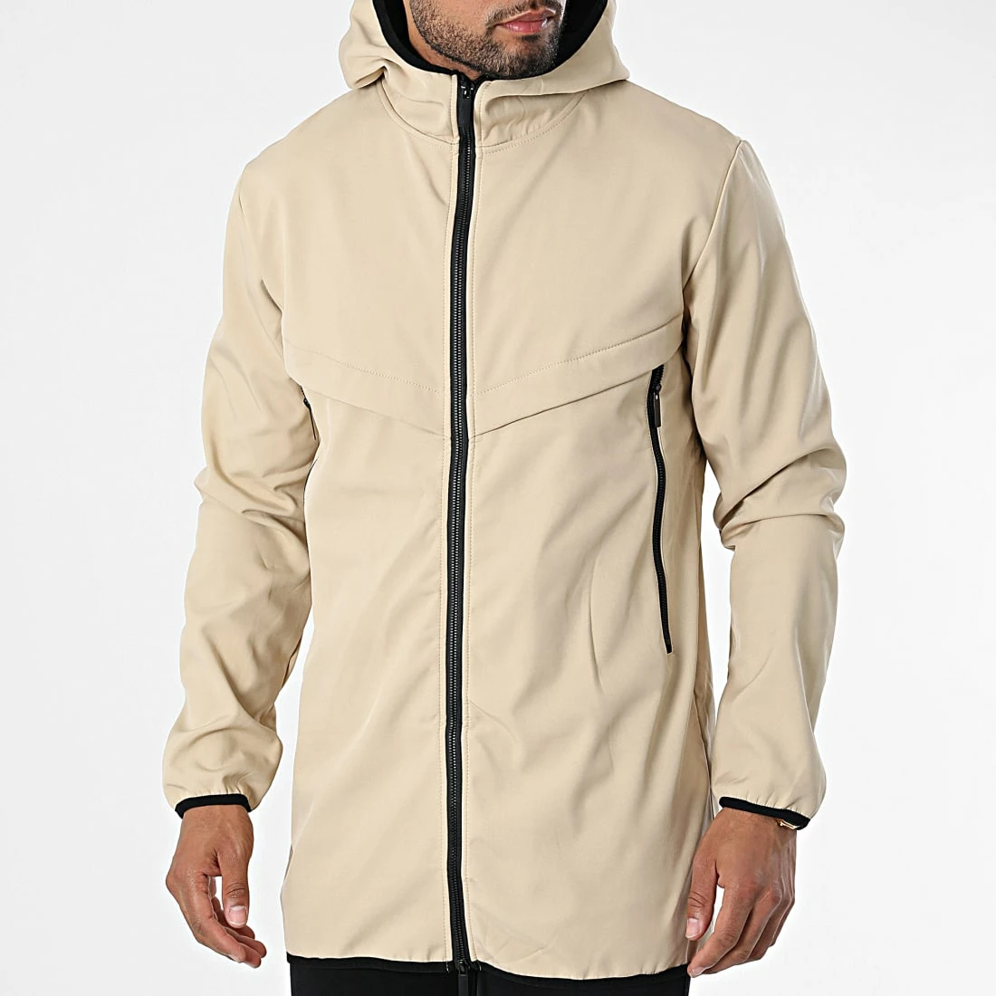 Meilleure vente 🎉 Veste Zippée Capuche E347 Beige de Zayne Paris 🔔 1 Meilleure vente 🎉 Veste Zippée Capuche E347 Beige de Zayne Paris 🔔