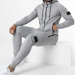 Le moins cher ⌛ Ensemble Cargo E328 Gris de Zayne Paris 🔥