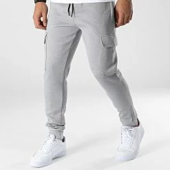 Bon marché ✔️ Pantalon Jogging TX-818 Gris Chiné de Zayne Paris 🥰