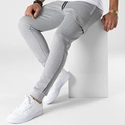 Bon marché ✔️ Pantalon Jogging TX-818 Gris Chiné de Zayne Paris 🥰 -Zayne Paris Soldes zayne paris 340381 TX 818 2 20221007T154725 03