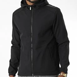 Remise 😀 Veste Zippée Capuche E341 Noir de Zayne Paris 🥰