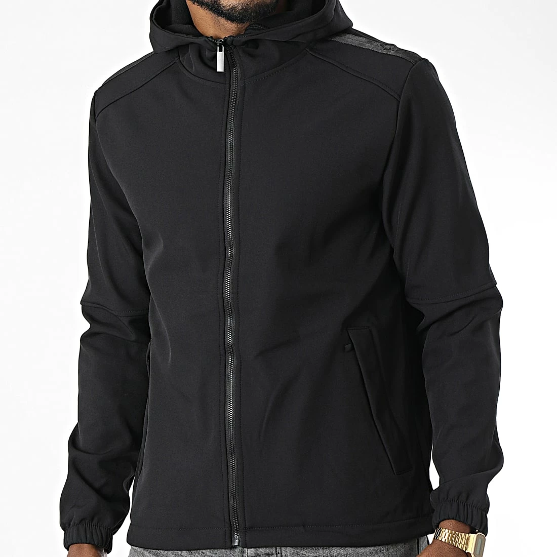 Remise 😀 Veste Zippée Capuche E341 Noir de Zayne Paris 🥰 1 Remise 😀 Veste Zippée Capuche E341 Noir de Zayne Paris 🥰