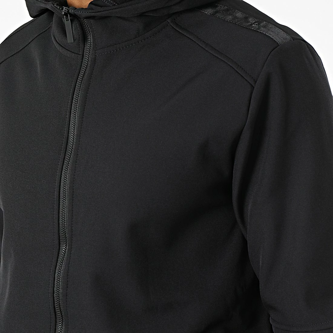 Remise 😀 Veste Zippée Capuche E341 Noir de Zayne Paris 🥰 2 Remise 😀 Veste Zippée Capuche E341 Noir de Zayne Paris 🥰 – Image 2