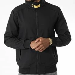 Sortie 🎉 Veste Zippée E353 Noir de Zayne Paris ⭐