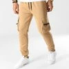 Bon marché ⭐ Pantalon Jogging TX819 Camel de Zayne Paris 🤩
