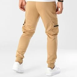 Bon marché ⭐ Pantalon Jogging TX819 Camel de Zayne Paris 🤩 -Zayne Paris Soldes zayne paris 341482 TX819 3 20221024T140154 04