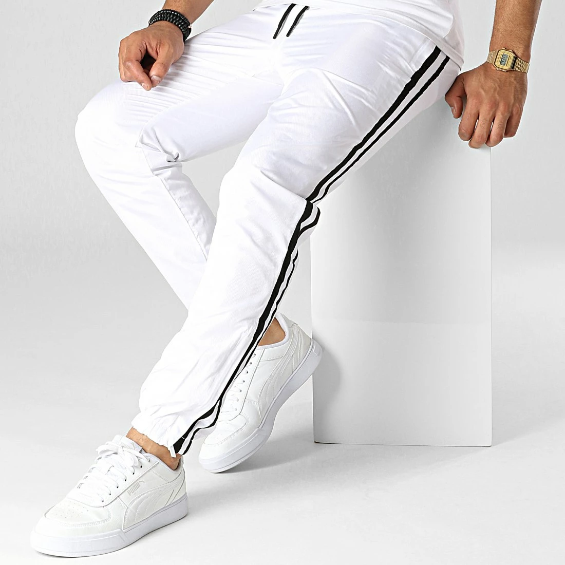 Offres 🔥 Pantalon Jogging TX807 Blanc de Zayne Paris 👏 3 Offres 🔥 Pantalon Jogging TX807 Blanc de Zayne Paris 👏 – Image 3
